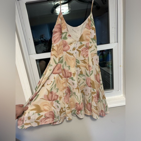 Vintage Mini Floral Hampton Nights 90s Party Dress Size 8 - Picture 3 of 4